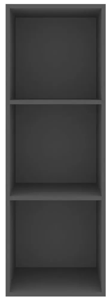 Armário de parede para TV derivados de madeira cinzento