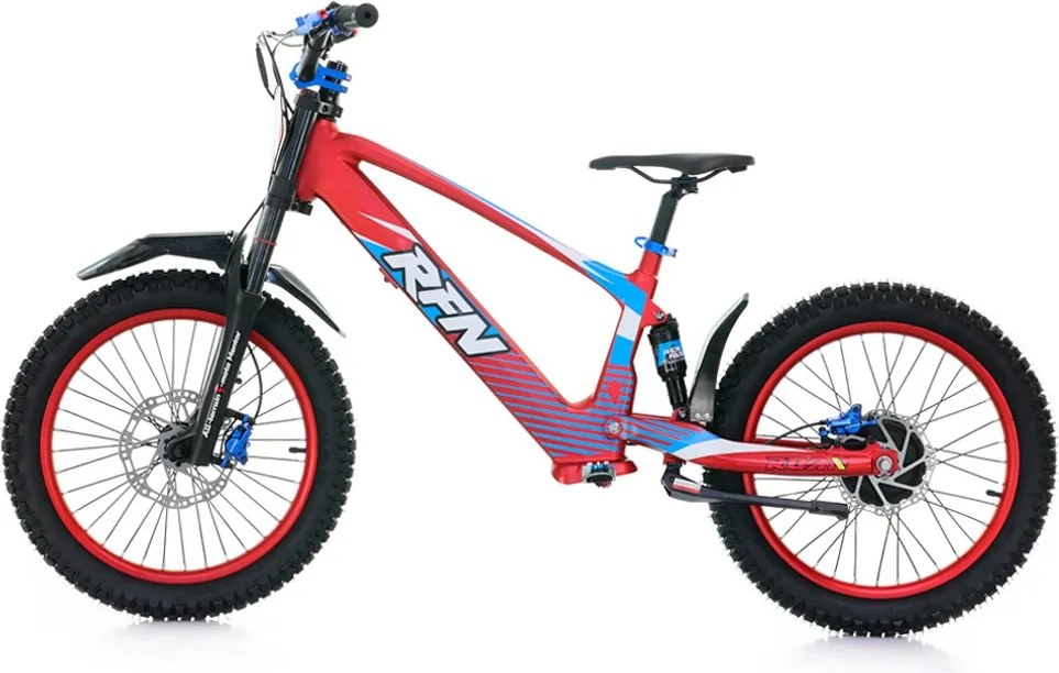 Bicicleta elétrica infantil sem pedais 750W 20" 36V 7.5Ah RXF EVO-RACING Vermelha