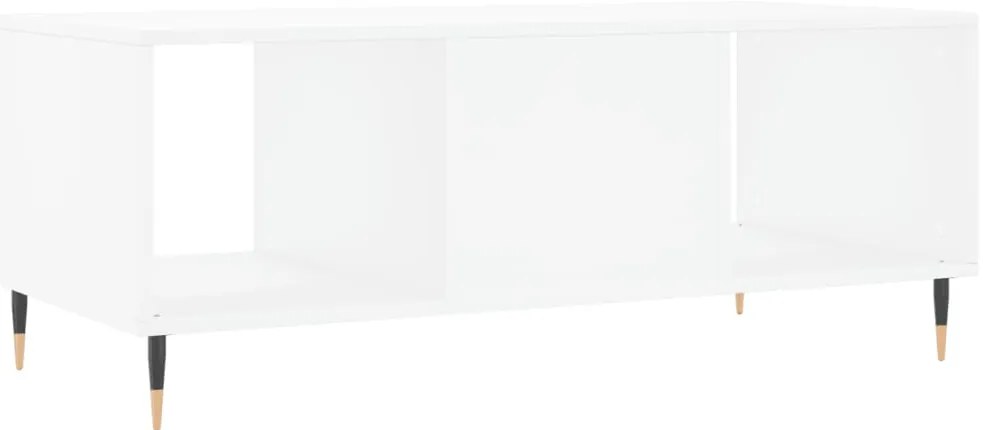 Mesa de centro 102x50x40 cm madeira processada branco