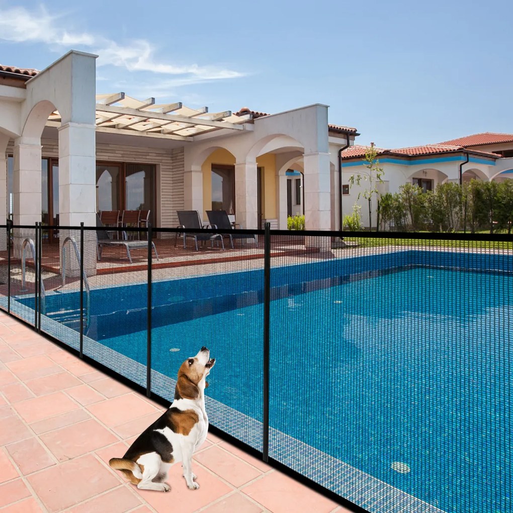 Cerca de Segurança para Piscina Cerca de Proteção de Piscina Cerca Infantil 360 x125 cm