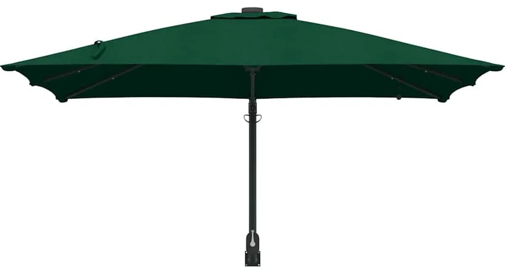 Guarda-sol de Jardim Verde 248.5 x 247.5 x 160 cm tecido