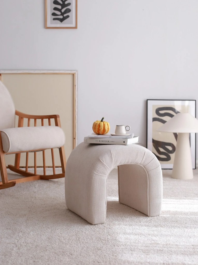 Pouffe Nu – Branco – 51 x 45 x 46 cm