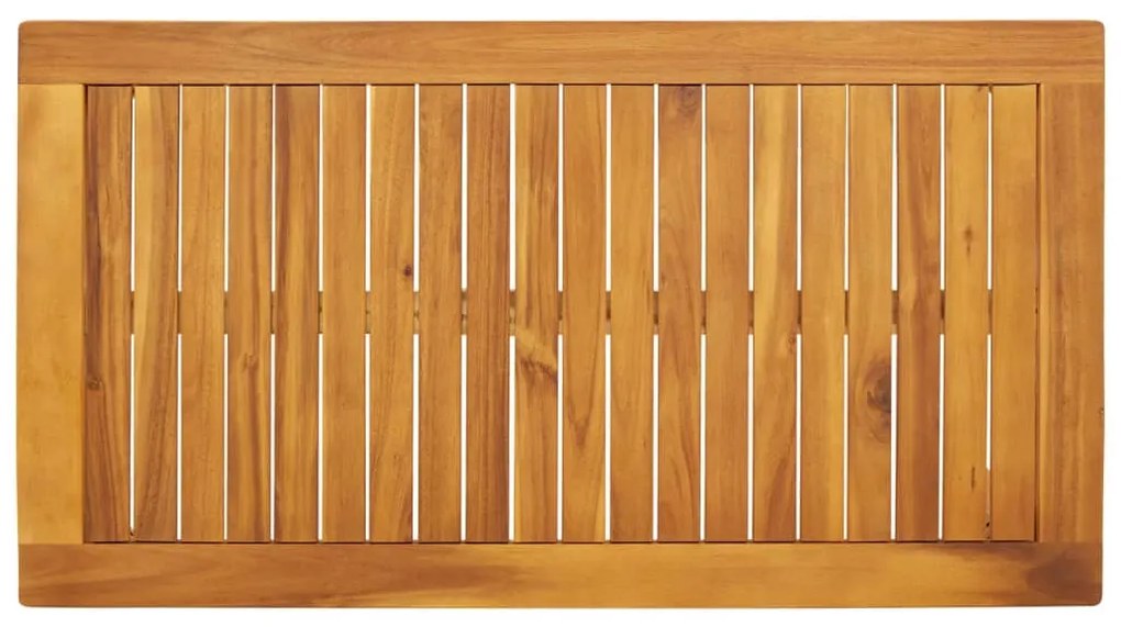 Conjunto de jardim com almofadão madeira de acácia maciça