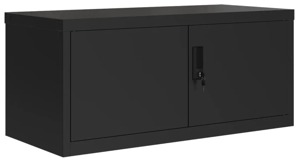 Arquivador 90x40x110 cm aço preto