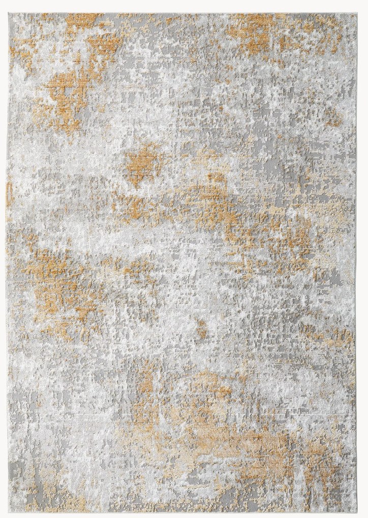 Tapete de pelo curto com padrão abstrato Rossa