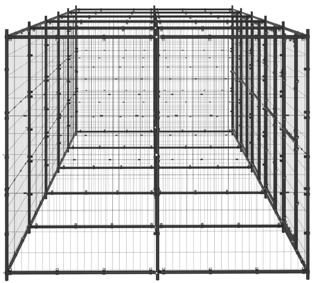 Canil de exterior 12,1 m² aço