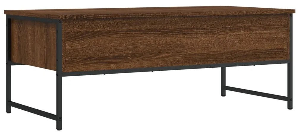 Mesa centro 101x49x39,5 cm derivados madeira carvalho castanho