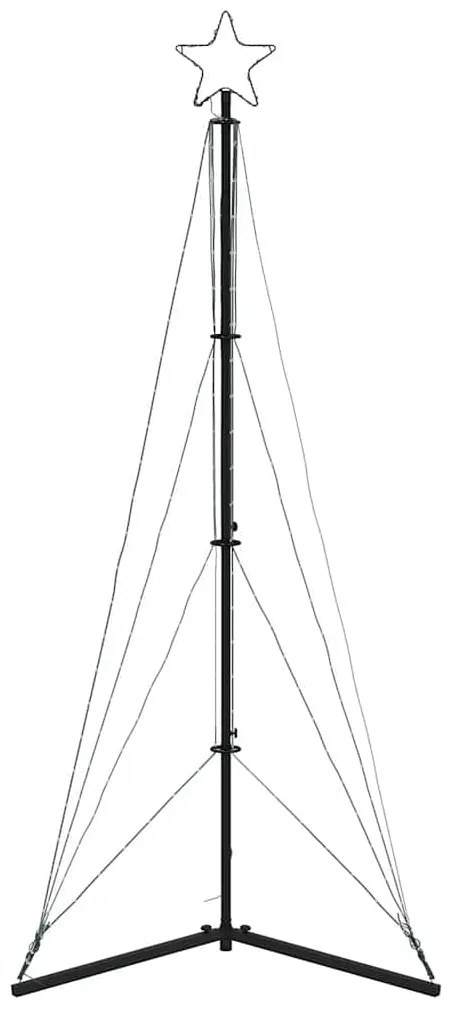 LED Árvore de Natal 363 LEDs Branco Quente 182 cm