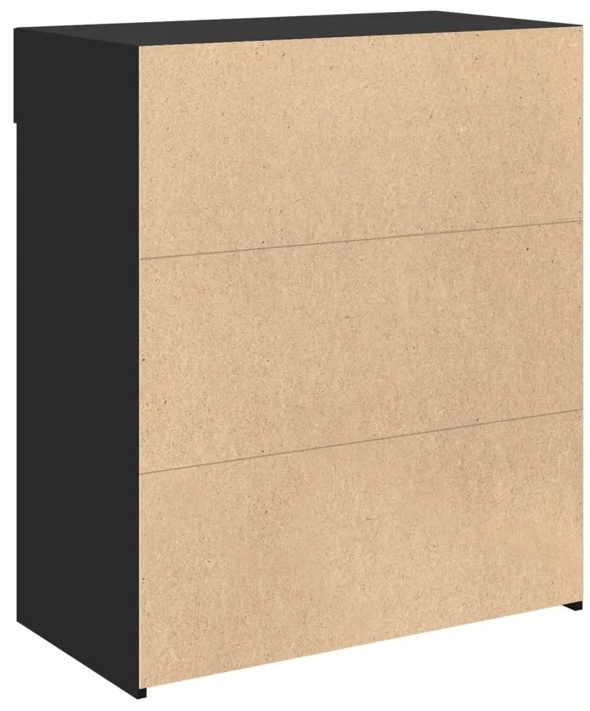 Aparador 80x42,5x93 cm cm derivados de madeira preto