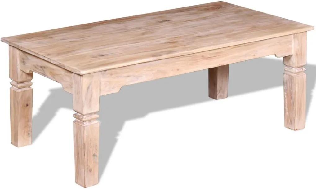 Mesa de centro em madeira de acácia 110x60x45 cm