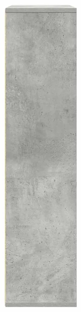Estante 89x24x101,5 cm derivados de madeira cinzento cimento