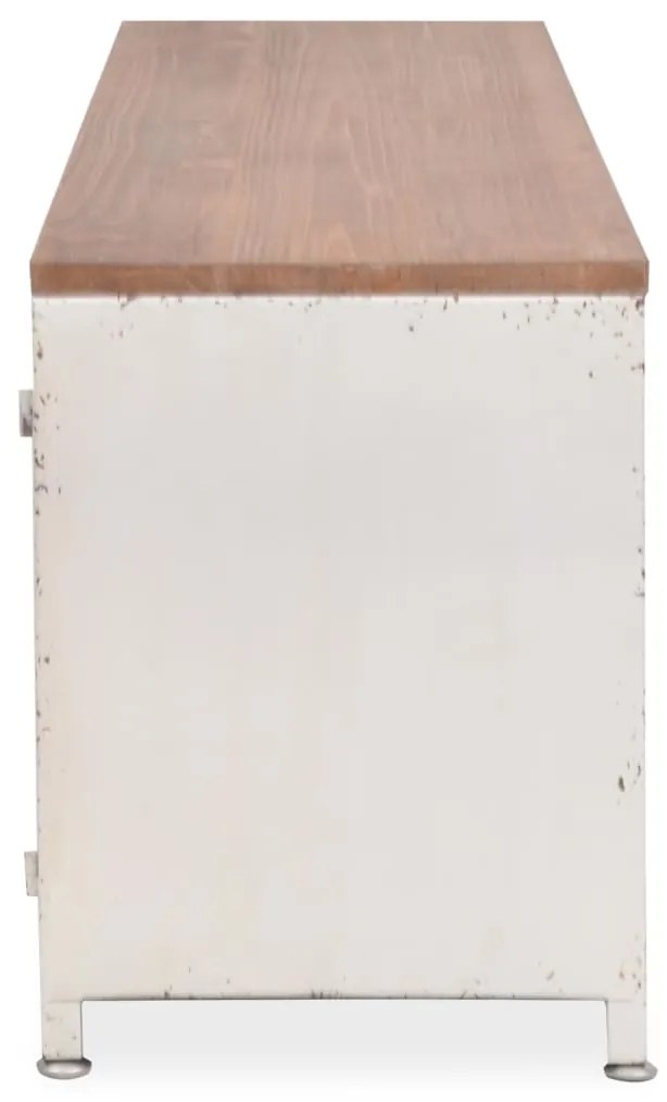 Móvel de TV 120x30x40 cm branco