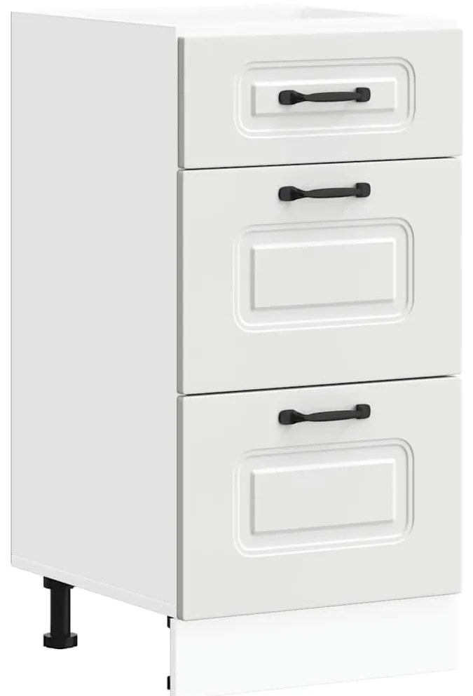 vidaXL Armário de cozinha baixo Kalmar madeira artificial branca