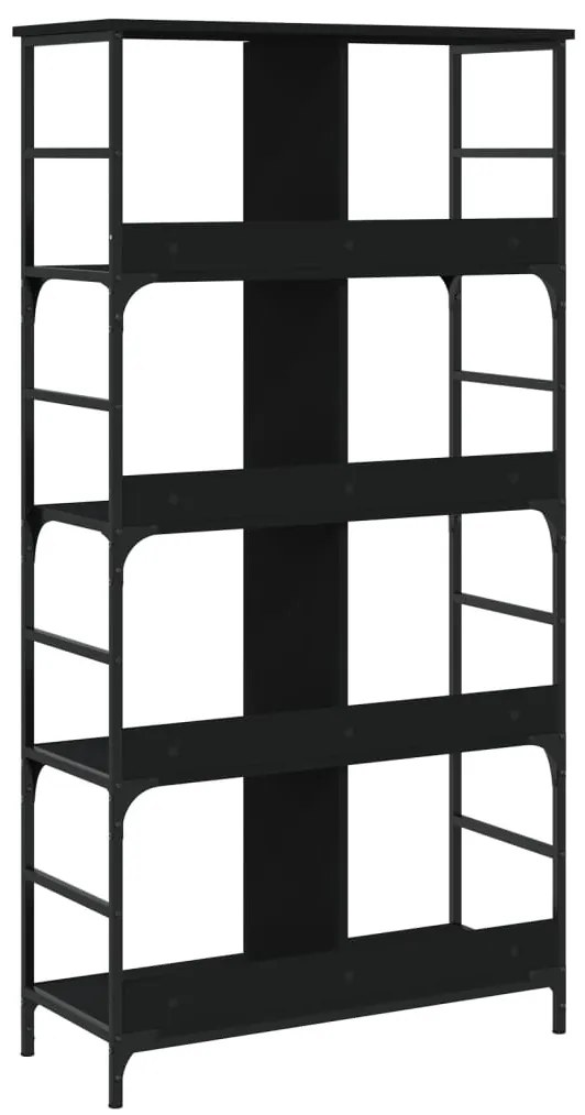 Estante 78,5x33x153 cm derivados de madeira preto
