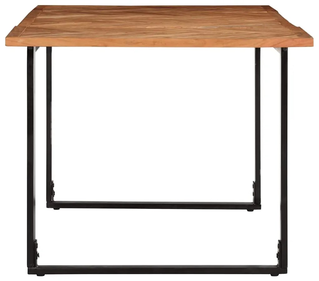 Mesa de jantar 180x90x75 cm madeira de acácia maciça