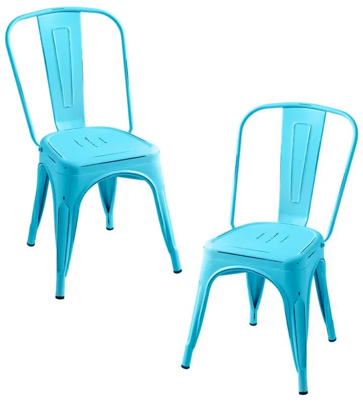 Pack 2 Cadeiras Torix Vintage - Azul vintage