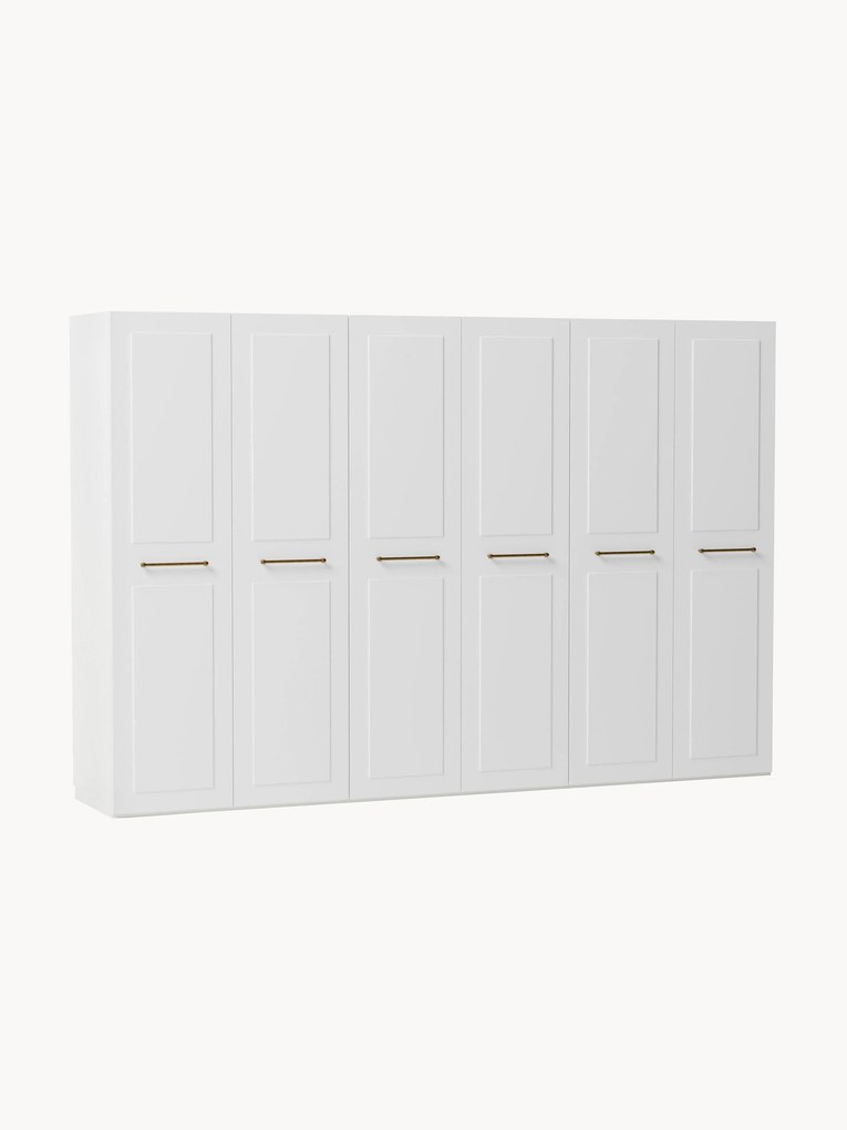 Roupeiro modular com portas articuladas Charlotte, L 300 cm, vários tamanhos