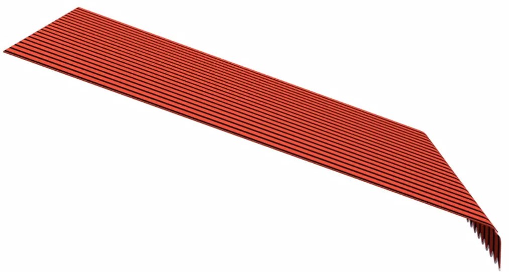 Lona para toldo 300x250 cm laranja e castanho