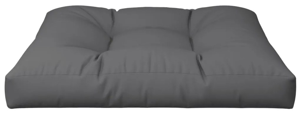 Almofadão para sofá de paletes 80x80x12 cm tecido cinza