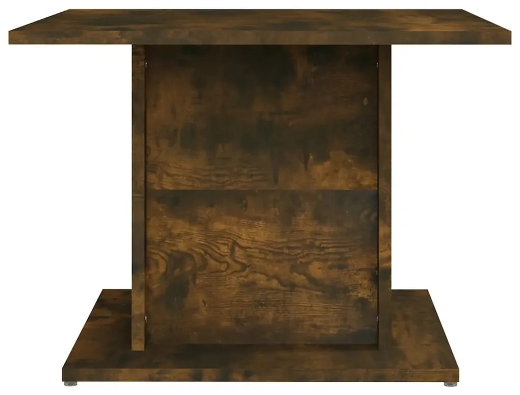 Mesa de centro 55,5x55,5x40cm derivados madeira carvalho fumado