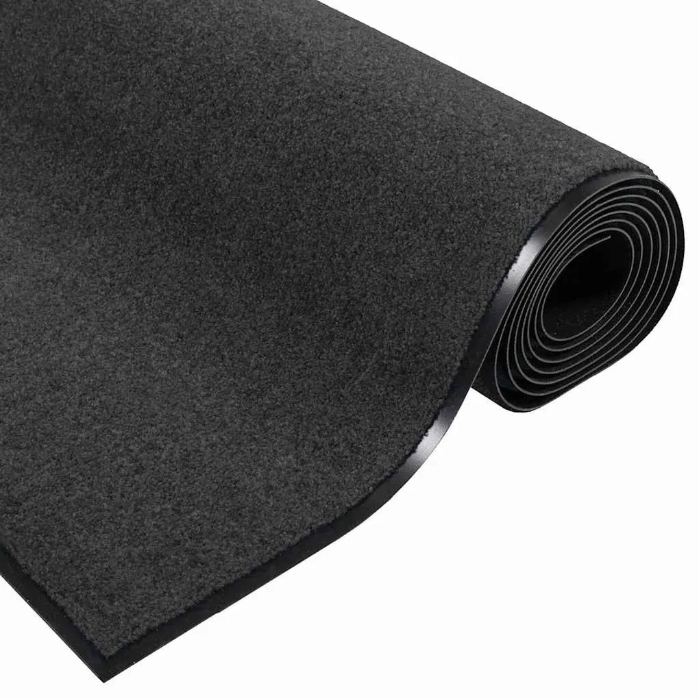 Capacho Retangular Antracite 120x250 cm