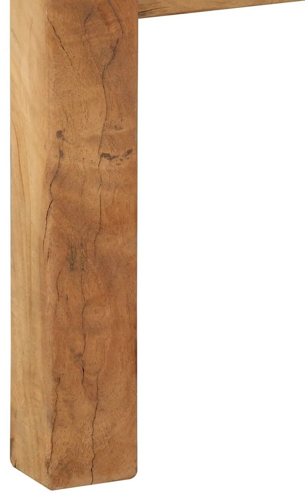 Mesa de Café 110x55x35 cm Madeira Sólida Recuperada