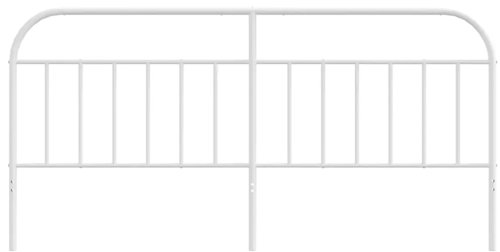 Cabeceira de cama 200 cm metal branco