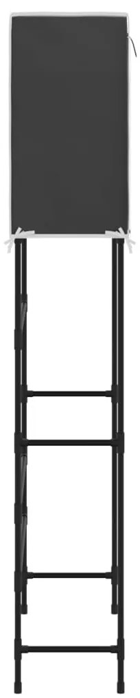 Estante arrumação p/ máquina de lavar roupa 2 prat. ferro preto