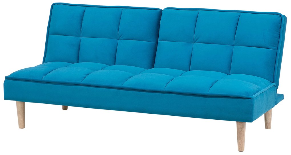 Sofá-cama azul SILJAN Beliani