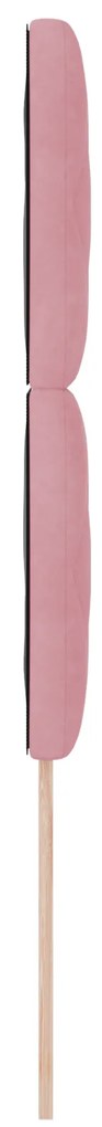 Cabeceira Rosa vidaXL com Blocos de Diamante 90 cm de Veludo, Cabeceir
