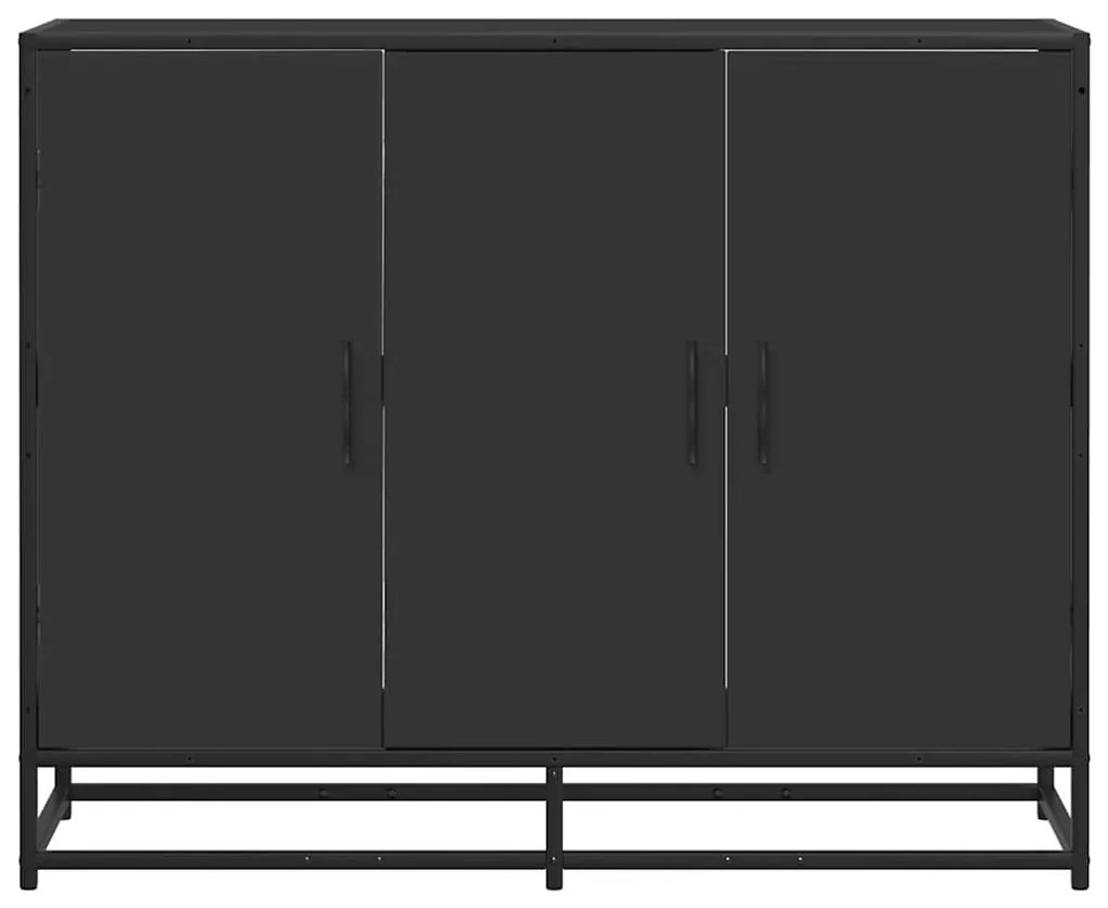 Aparador 94x35x76 cm derivados de madeira preto