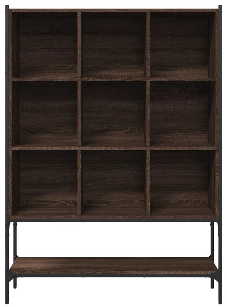 Estante 102x30x141,5 cm derivados de madeira carvalho castanho