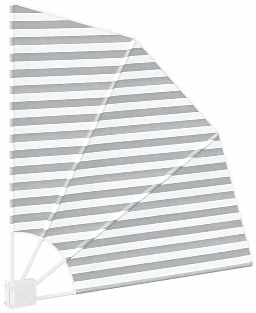 Tela de Privacidade para Varanda Manual Antracite e branco