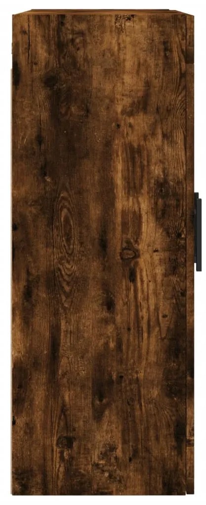 Armário de parede 69,5x34x90 cm carvalho fumado