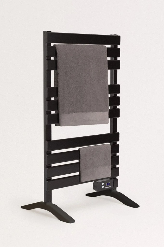 Aquecedor de Toalhas Elétrico Towel 500W - Preto - Design Moderno