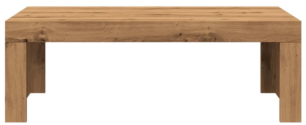 Mesa de centro 102x50x35 cm deriv. madeira carvalho artisiano