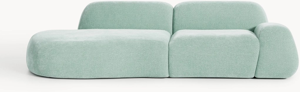 Chaise longue modular Wolke (3 lugares)