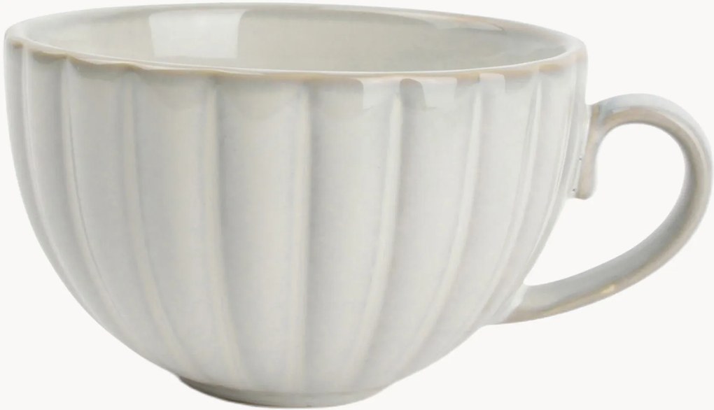 Chávenas de chá em porcelana Lotus, conjunto de 4