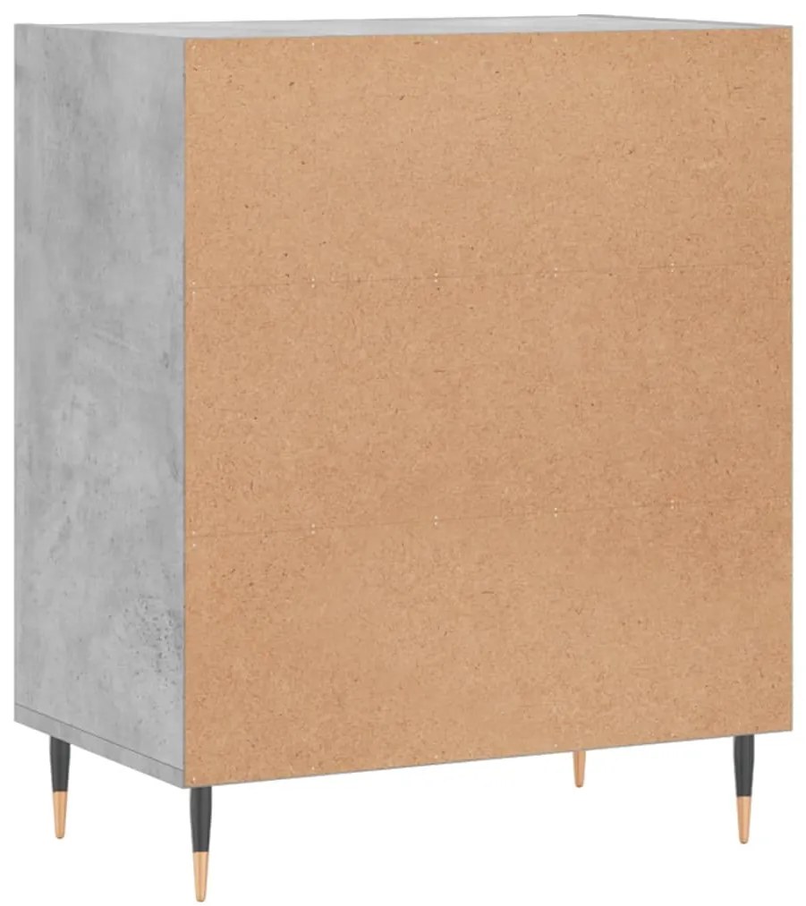 Aparador 57x35x70 cm derivados de madeira cinza cimento