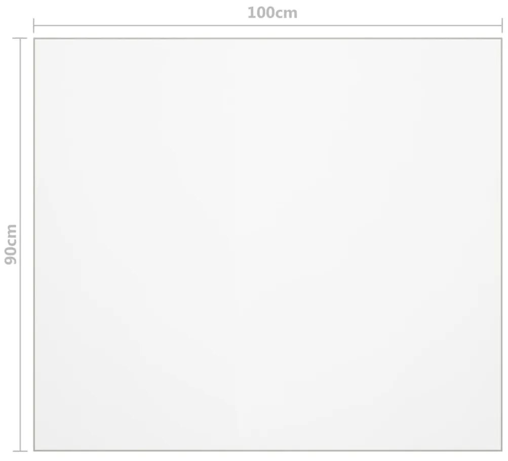 Protetor de mesa 100x90 cm 2 mm PVC mate