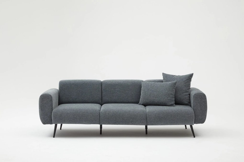 Sofá de 3 Lugares Side – Antracite – 235x77x82 cm