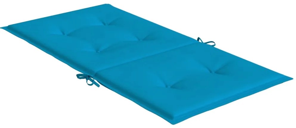 Almofadões lombares p/ cadeiras de jardim 4pcs oxford azul