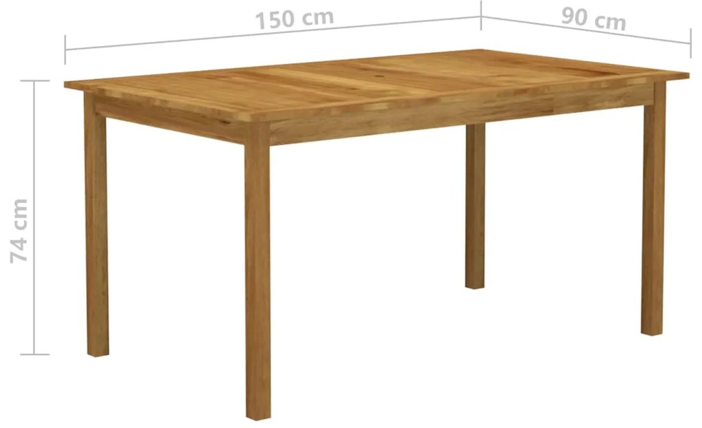 5 pcs conjunto de jantar para jardim preto