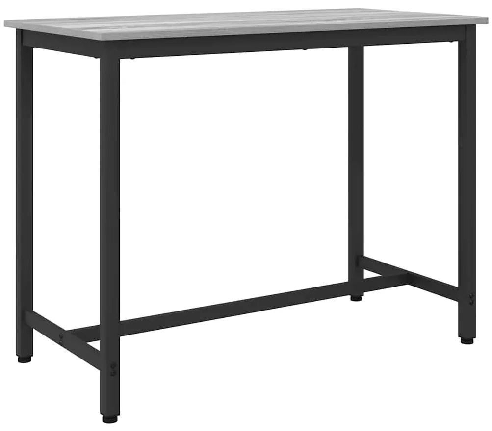 vidaXL mesa Cinza Sonoma 100 x 50 x 76,5 cm