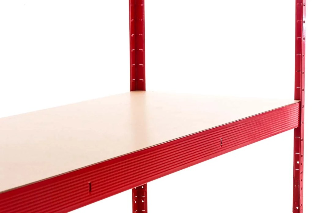 Estante para cargas pesadas 160 x 60 x 180 Vermelho