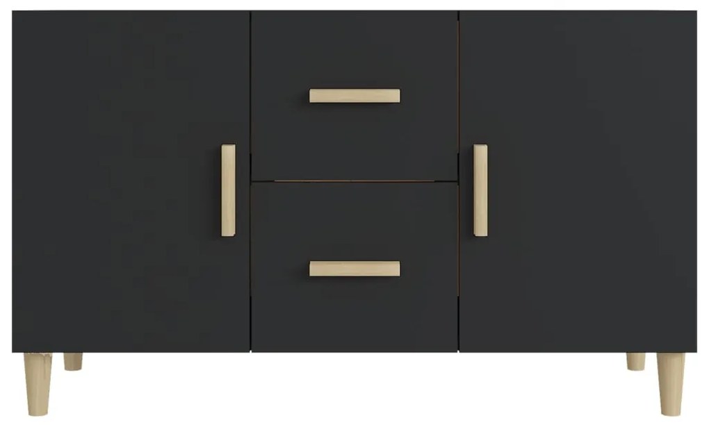 Aparador 100x36x60 cm derivados de madeira preto