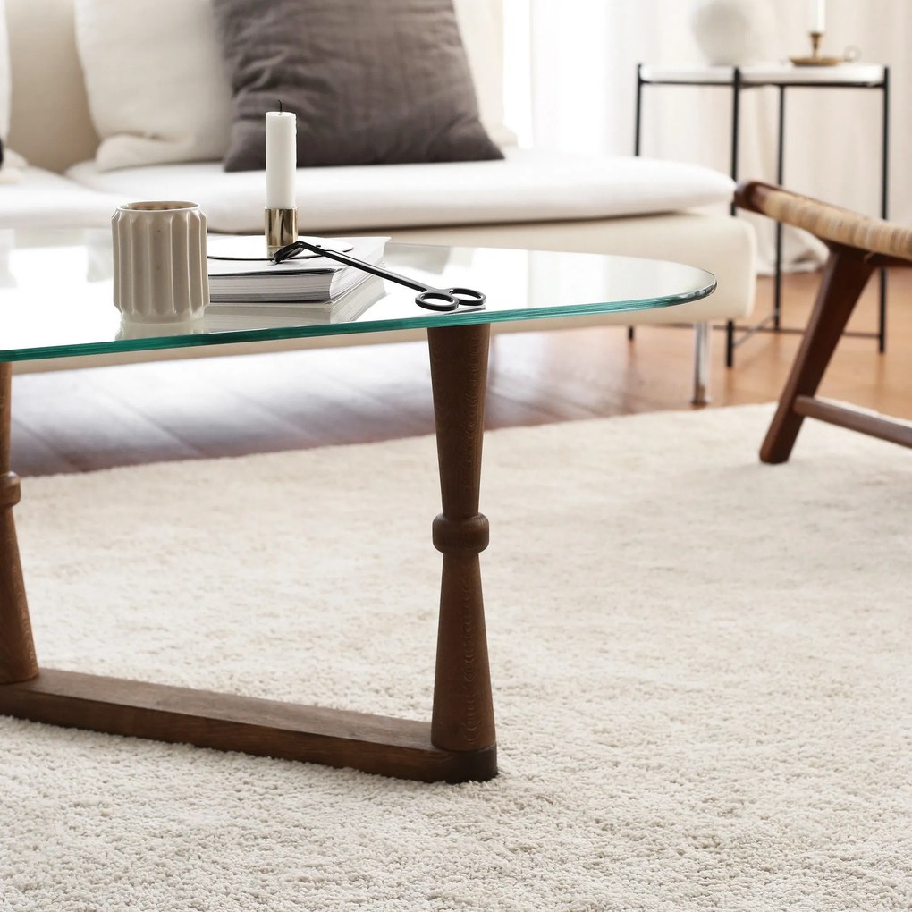 Mesa de Café Cam - Nogueira - 96x41x81 cm