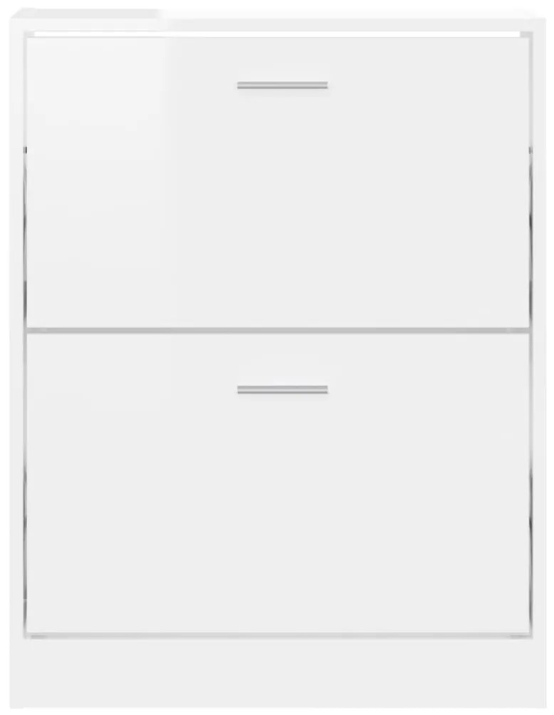 Sapateira 59x17x81 cm derivados de madeira branco brilhante