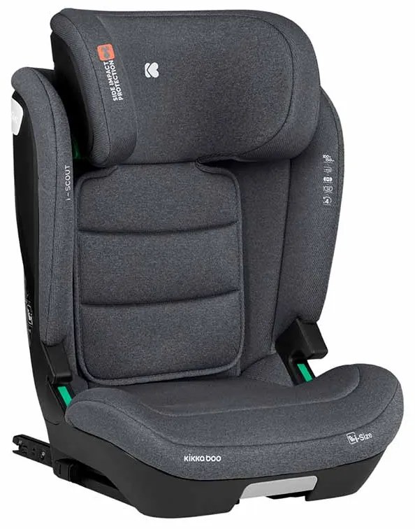 Cadeira Auto Bebé 100-150 cm i-Scout i-SIZE Cinzento escuro