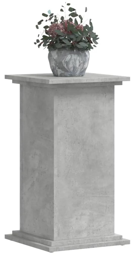 Suporte p/ plantas 33x33x60 cm derivados madeira cinza cimento